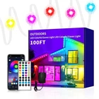 Yocrostar Permanent Outdoor LIGHT,100FT Rgb Eave Lights With App Control Remote, New. Price: $40.49.