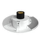 Kastlite White Wing Clip Post Top Fitter Fits Lamp Globes And Acorns Wit New. Price: $44.99.