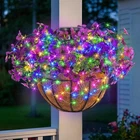 Goeswell Wall Hanging Basket With Artificial Flowers: Fake Plants Rg New. Price: $45.60.