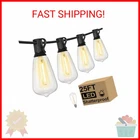 Brightever Outdoor String Lights, 25FT Patio With 13 ST38 Led Edison Bulb New. Price: $37.75.