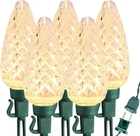 C9 Led Christmas String Lights Warm White Connectable Indoor Outdoor Holiday Dec New. Price: $29.99.