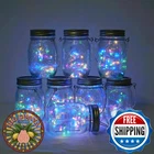 Miaro 8 Pack Mason Jar Lights 20 Led Solar Fairy String Colorful Lids Ins New. Price: $43.66.