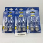 12 Ge Light Bulbs 40WATTS Bent Tip Crystal Clear Medium Base Decorative, 6-PK New. Price: $19.95.