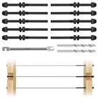 Riayer 10 Pack T316 Stainless Steel Black Cable Railing Kit, 1/8" Swage Threa... New. Price: $32.00.