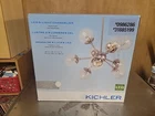 Kichler 9-LIGHT Chrome Novelty Hardwired Glass Globe Led Chandelier New. Price: $120.00.