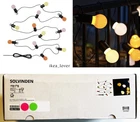 Ikea Solvinden Led String With 12 Lights, Outdoor/multicolor - 006.155.17 New. Price: $39.00.