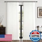 Extra Long Pure White Sheer Curtains 108 Inches For High Dining/living Room New. Price: $63.43.