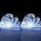 Woohaha Solar String Lights, 2 Pack Of (100 Led), Coolwhite New. Price: $19.99.