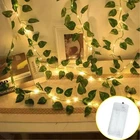 Green Leaf Led String Lights 2M Battery Operated Garland Home Party Decor Set New. Price: $10.99.