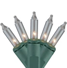 Hofert Set 100 Clear Everglow Mini Icicle Christmas Lights - Green Wire New. Price: $9.99.