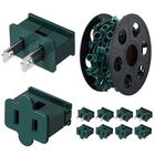 C9/E17 Christmas Light Sockets Set Spool Outdoor Ul Listed String Chris... New. Price: $100.68.