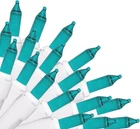 Brite Star 100 Count Mini String Christmas Lights, Teal - 22 Feet Indoor/outdoor New. Price: $23.46.