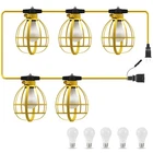 Lediary 50FT 5-BULB 50W 5250LM Construction Work String Lights 6000K IP65 New. Price: $91.94.