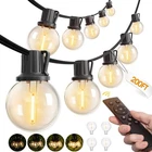 Addlon 200FT Outdoor String Lights G40 With Remote Control, Dimmable Patio Gl... New. Price: $79.86.