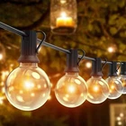 40FT Outdoor Waterproof G40 Globe Edison Led String Lights Warm White New. Price: $27.29.