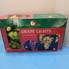 Kurt Adler Green Grape String Lights 100 Micro Bulbs Indoor Outdoor Works Used. Price: $20.99.