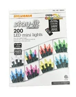 Sylvania Stay Lit Platinum 200 Led Mini Lights 8 Colors With Remote New. Price: $42.99.