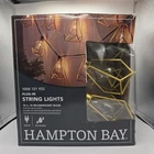 Hampton Bay 10 Ft. Indoor/outdoor Plug-in Gold Cage String Lights New. Price: $14.40.
