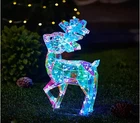 Kringle Express Holographic Reindeer Christmas Decoration Light Show Indoor Outd New. Price: $39.99.