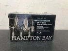 Hampton Bay 2418J2-1W 12-LIGHT Ft. Plug-in Edison Bulb String With S14 Used. Price: $31.73.
