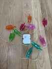 Ashland Popsicle String 6FT 10 Led Lights Indoor Outdoor Timer Multi-colored Used. Price: $9.99.