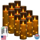 Da By Flameless With Recessed String Light, Battery Operated Candles, Ac New. Price: $48.87.