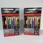Led Lightshow Colormotion Icicle Multicolor 2X24 Set 46FT Indoor Outdoor New. Price: $79.99.
