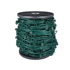 1000FT C9 Outdoor Light Stringer, E17 Socket 12" Spacing, Chr... New. Price: $493.40.