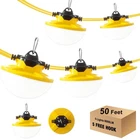 Jclgl 50FT Construction String Light 65W 8000LM, 5000K Industrial Grade Led S... New. Price: $81.05.