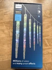 Philips Chromabright 12 Icicle Led Christmas String Lights Indoor Outdoor Smart New. Price: $29.95.