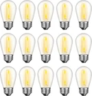 Gvvoohome Led S14 Replacement Bulbs For Outdoor String Lights, 1W Shatterp New. Price: $14.94.