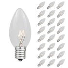 Novelty Lights Christmas Replacement Bulbs - 25 Count (pack Of 1), Clear New. Price: $16.31.