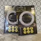 Luminar Outdoor 16 Ft Solar Led Rope Light Clear Weather Resistant New. Price: $20.00.