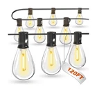 Luckystyle 120FT Led Outdoor String Lights With 30+2 Edison Shatter... Fast Ship New. Price: $47.24.