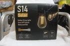 Avatar Controls Smart Outdoor String Lights Solar Powered S14/45FT App Open. Price: $39.98.