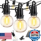 Zjojo Solar Outdoor String Lights Waterproof, 50FT G40 Globe Patio New. Price: $83.52.