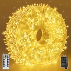 Outdoor String Lights 1200LED 196FT, 8 Modes Dimmable Fairy With Remot... New. Price: $79.89.