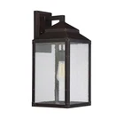 Brennan 1 Light Outdoor Wall Lantern In English Bronze With Gold By Savoy House New. Price: $306.00.