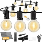 Brightown 108FT 52 Led Solar String Lights Outdoor With Remote & Usb Port, Shatt New. Price: $54.91.