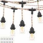 Ee Eleven Master 48 Ft Hemp Rope Outdoor String Lights Waterproof Patio Light... New. Price: $74.08.