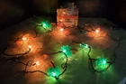 2001 Primal Lite Fun Lights 12' String 5 Flamingos Palm Trees Indoor/outdoor Used. Price: $11.98.