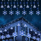 Toodour 17.22FT 264 Led Outdoor Snowflake Icicle Christmas Lights W/ 8 Modes New. Price: $63.98.