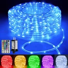 Ollny 66FT 200 Led Outdoor Rope Lights, Color Changing, Waterproof Plug-in New. Price: $57.45.