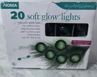Noma Cool Touch Soft Glow Lights Green 20 Used. Price: $24.99.