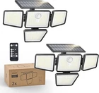 Philips Solar Security Light Outdoor, 196 Led Wall-mounted Flood W/pir Mot New. Price: $44.21.