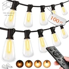 Outdoor String Led Patio Lights - 100FT 30M Outside Waterproof With Remote New. Price: $32.28.