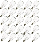 25-PACK ST35 Light Bulbs Replacement Edison Clear -5 Watts C7/E12 New. Price: $23.23.