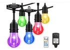 Auroraworld 48FT Rgb Outdoor String Lights, Dimmable Color Changing Waterproo... New. Price: $84.92.
