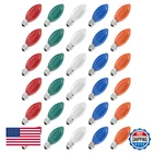 Hobbynors C9 Multicolor Replacement Bulbs, 30-PACK Opaque Led Christmas Light New. Price: $37.91.