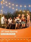50FT Patio Outdoor String Lights New. Price: $35.85.